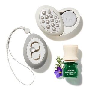 Lifelines Scent-Infused Grounding Stones, 2-Pack with Calm Essential Oil NEW BOX
